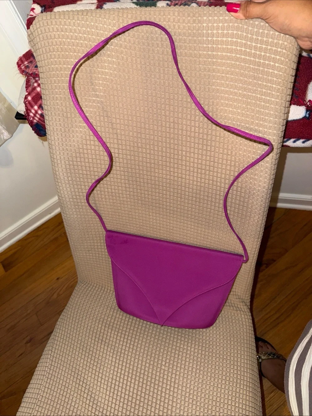 Charles Jourdan Magenta Purple Crossbody Bag